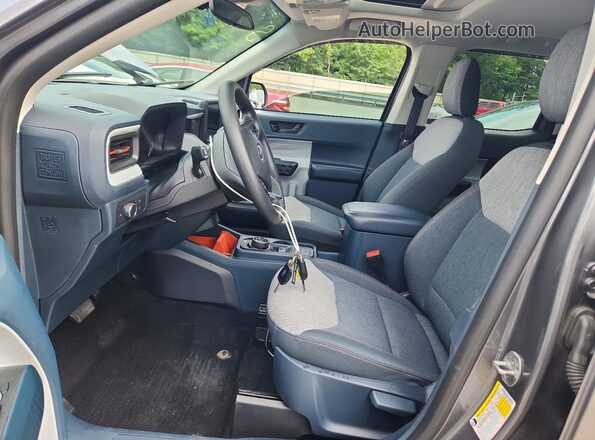 3FTTW8F91NRB11096 2022 FORD MAVERICK Blue Widok wnętrza z przodu