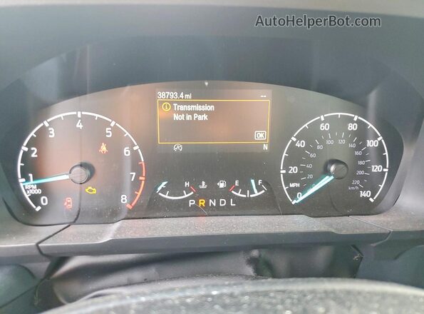 3FTTW8F91PRA32014 2023 FORD MAVERICK Blue ხელსაწყოთა პანელის ხედი