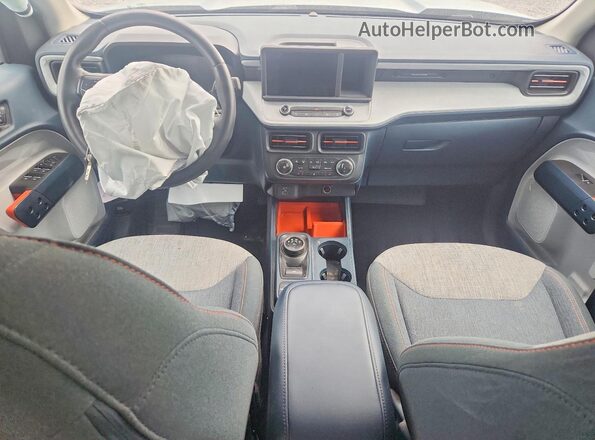 3FTTW8F92PRA02195 2023 FORD MAVERICK Blue Առջևի վահանակի տեսք