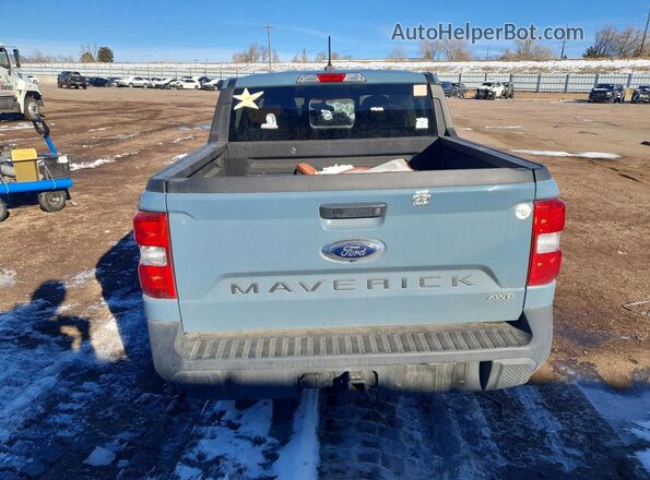 3FTTW8F92PRA10314 2023 FORD MAVERICK Бирюзовый Вид сзади