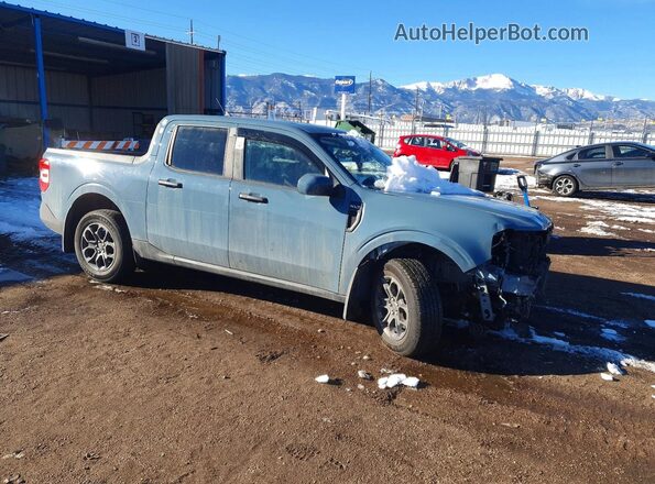 3FTTW8F92PRA10314 2023 FORD MAVERICK Бирюзовый Передняя правая четверть