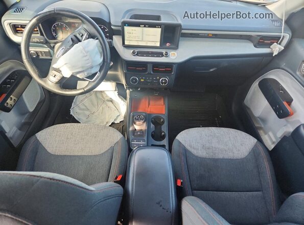3FTTW8F93NRA41214 2022 FORD MAVERICK Blue Առջևի վահանակի տեսք