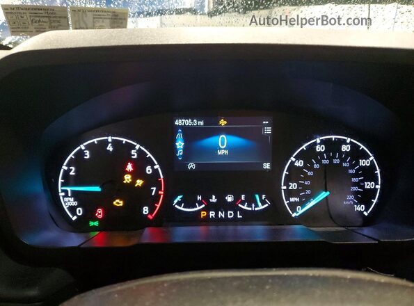 3FTTW8F94PRA96676 2023 FORD MAVERICK Синий Вид щитка приборов