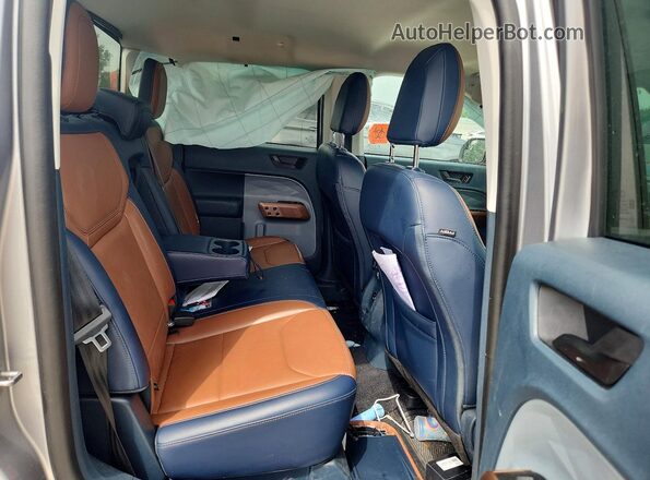 3FTTW8F95NRA43563 2022 FORD MAVERICK Серебряный Вид задних сидений