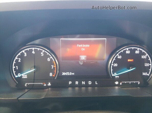 3FTTW8F95PRA36311 2023 FORD MAVERICK Blue ხელსაწყოთა პანელის ხედი
