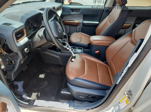 3FTTW8F96PRA24264 2023 FORD MAVERICK Teal Widok wnętrza z przodu