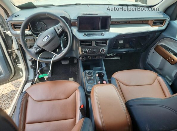 3FTTW8F96PRA24264 2023 FORD MAVERICK Teal Widok deski rozdzielczej