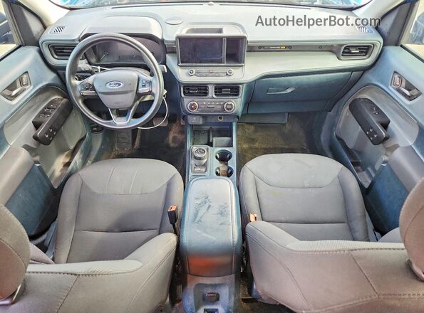 3FTTW8F98NRA41144 2022 FORD MAVERICK Синий Вид панели приборов
