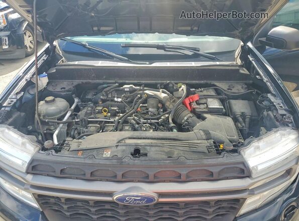 3FTTW8F98NRA71759 2022 FORD MAVERICK Blue Вид задньої частини салону