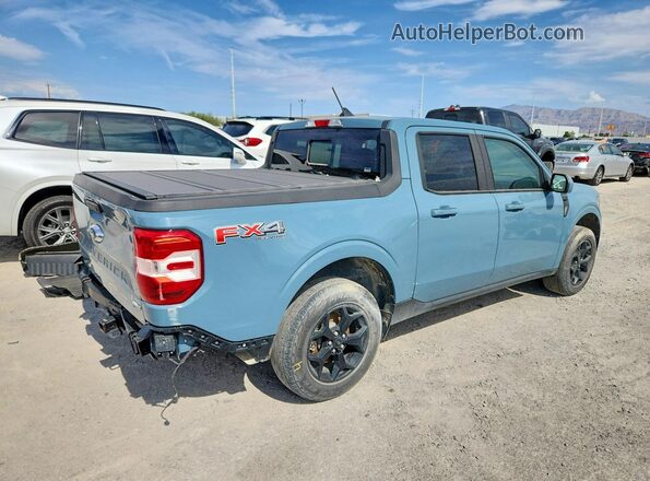 3FTTW8F98NRB05084 2022 FORD MAVERICK Blue Trasero derecho