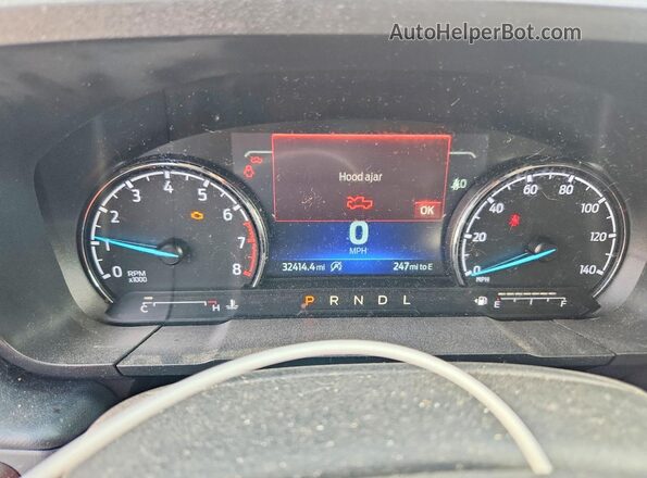 3FTTW8F98NRB05084 2022 FORD MAVERICK Blue Vista del cuadro de instrumentos
