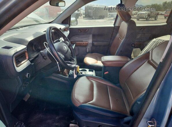 3FTTW8F98NRB05084 2022 FORD MAVERICK Blue Vista interior delantera
