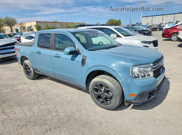 3FTTW8F98NRB05084 2022 FORD MAVERICK Blue Delantero derecho