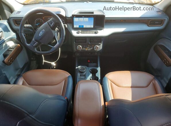 3FTTW8F99NRA05608 2022 FORD MAVERICK Желтый Вид панели приборов