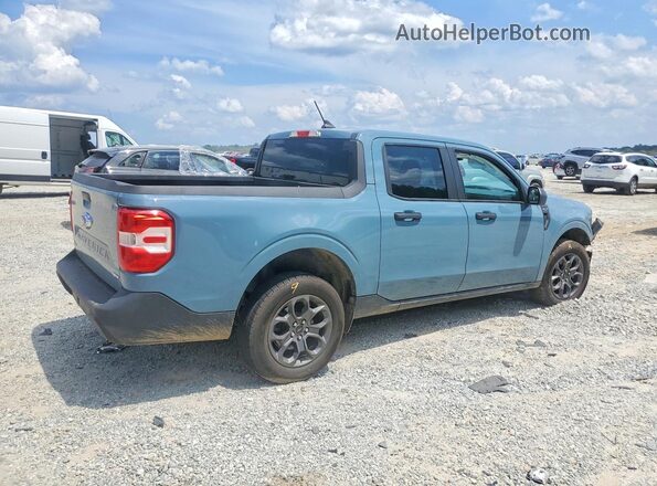 3FTTW8F99NRA77439 2022 FORD MAVERICK Blue Trasero derecho