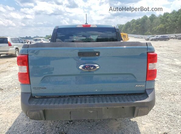 3FTTW8F99NRA77439 2022 FORD MAVERICK Blue Vista trasera