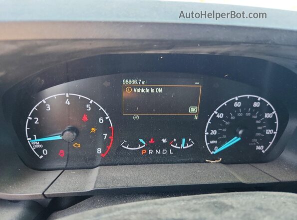 3FTTW8F99NRA83239 2022 FORD MAVERICK Blue Вид щитка приладів