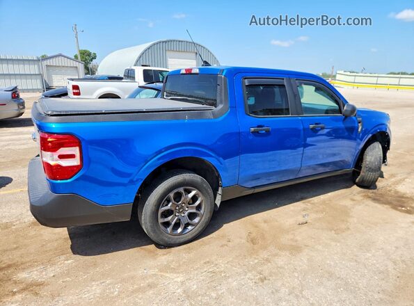3FTTW8F99NRA83239 2022 FORD MAVERICK Blue Задня права чверть