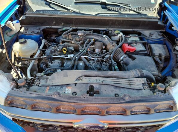 3FTTW8F99NRA83239 2022 FORD MAVERICK Blue Вид задньої частини салону