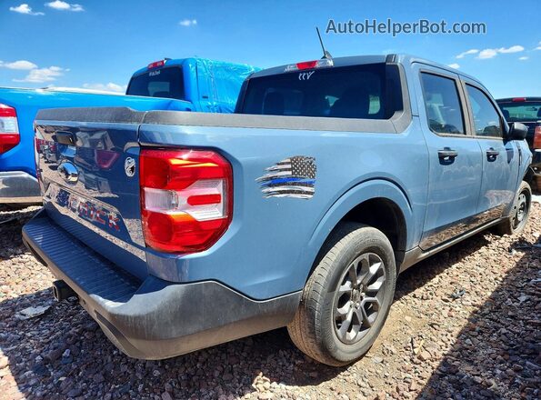 3FTTW8H32RRA02483 2024 FORD MAVERICK Blue Tył prawy