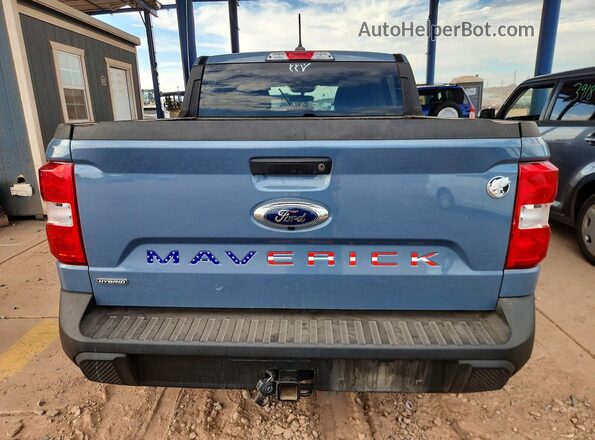 3FTTW8H32RRA02483 2024 FORD MAVERICK Blue Widok z tyłu