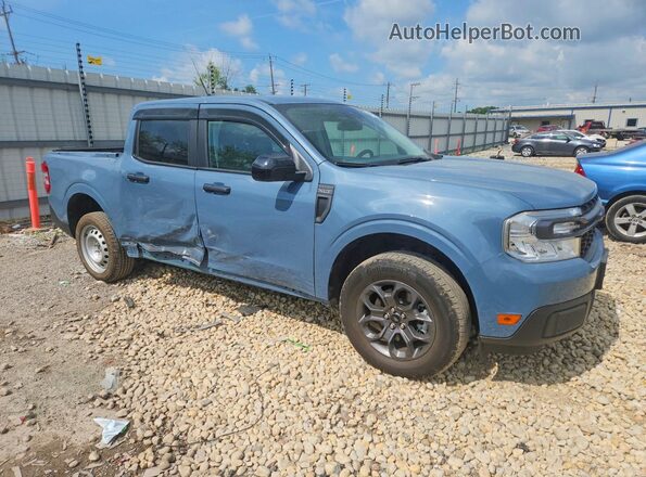 3FTTW8H32RRA06646 2024 FORD MAVERICK Blue Delantero derecho