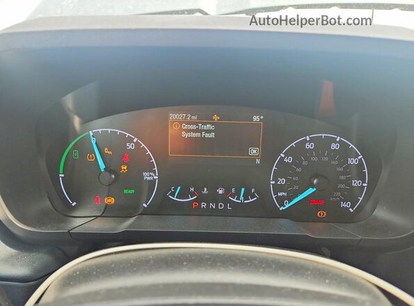 3FTTW8H32RRA06646 2024 FORD MAVERICK Blue Vista del cuadro de instrumentos