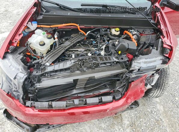 3FTTW8H32SRB64894 2025 FORD MAVERICK Burgundy Widok wnętrza z tyłu