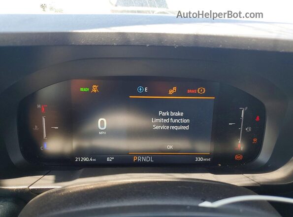 3FTTW8H33SRA82849 2025 FORD MAVERICK Gray Вид щитка приладів