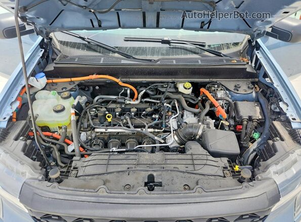 3FTTW8H36SRA75958 2025 FORD MAVERICK Blue Vista interior trasera
