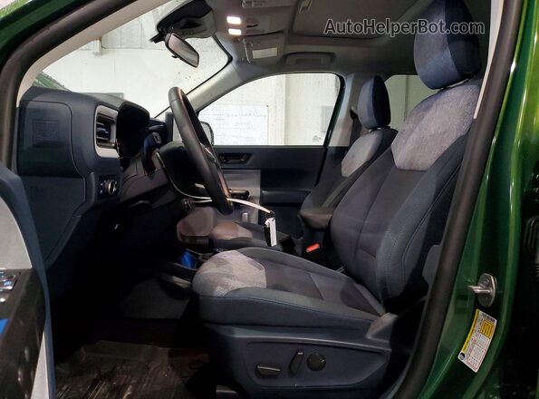 3FTTW8H37SRB23192 2025 FORD MAVERICK Green Widok wnętrza z przodu
