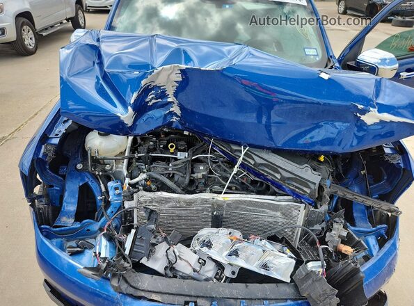3FTTW8H98RRB47354 2024 FORD MAVERICK Blue Widok wnętrza z tyłu