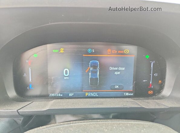 3FTTW8J34SRA17650 2025 FORD MAVERICK Black Instrument cluster view