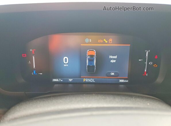 3FTTW8J35TRA08568 2026 FORD MAVERICK Blue Instrument cluster view