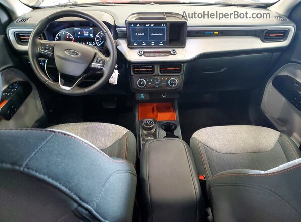 3FTTW8J90RRA01203 2024 FORD MAVERICK Gray წინა პანელის ხედი