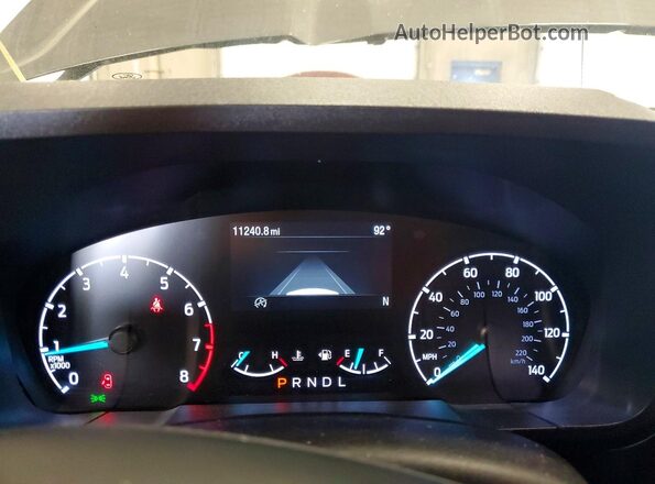 3FTTW8J90RRA01203 2024 FORD MAVERICK Gray ხელსაწყოთა პანელის ხედი
