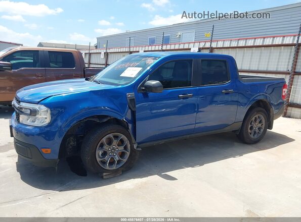 3FTTW8J96RRA61454 2024 FORD MAVERICK Синий Панорамный вид салона 360°