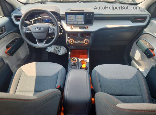3FTTW8J97RRB16557 2024 FORD MAVERICK Gray წინა პანელის ხედი