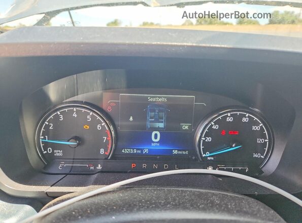 3FTTW8J97RRB35528 2024 FORD MAVERICK Blue ხელსაწყოთა პანელის ხედი
