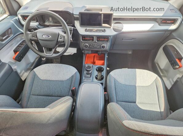 3FTTW8J99RRA00518 2024 FORD MAVERICK Gray Вид панелі приладів