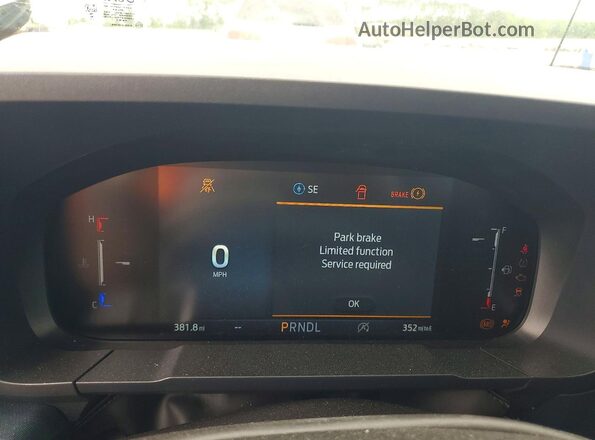 3FTTW8JA6SRB67970 2025 FORD MAVERICK Gray Vista del cuadro de instrumentos