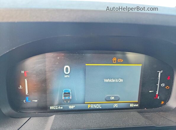 3FTTW8JAXSRB77319 2025 FORD MAVERICK Blue Սարքավորումների վահանակի տեսք