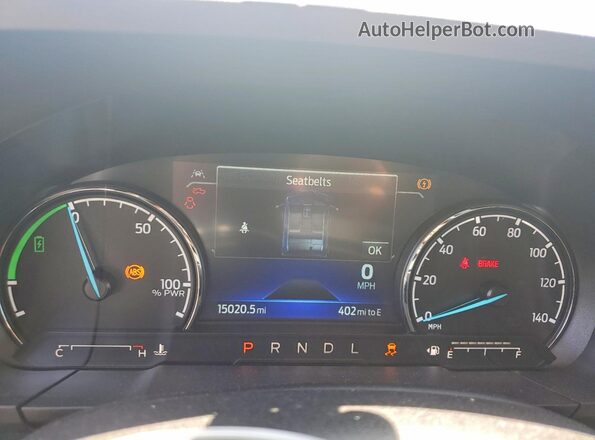3FTTW8M31RRB44037 2024 FORD MAVERICK Silver ხელსაწყოთა პანელის ხედი