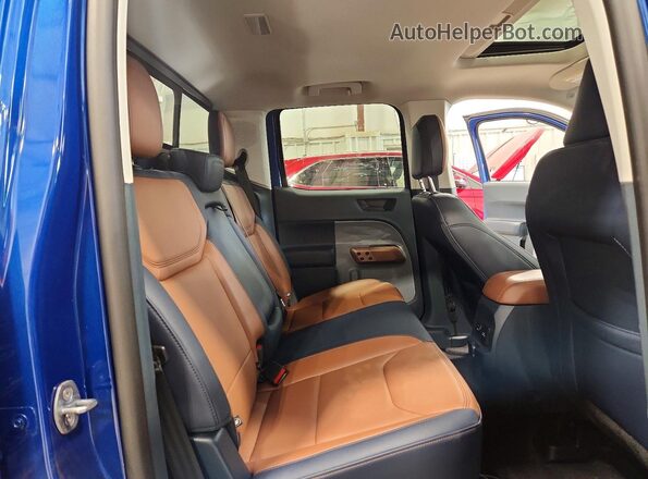 3FTTW8M34RRA35894 2024 FORD MAVERICK Blue Rear seats view