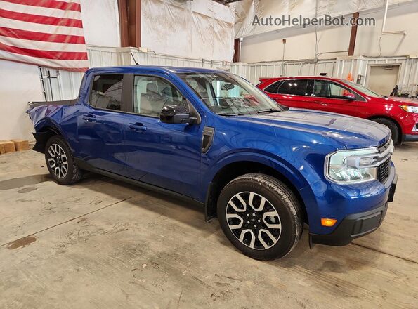 3FTTW8M34RRA35894 2024 FORD MAVERICK Blue Front right