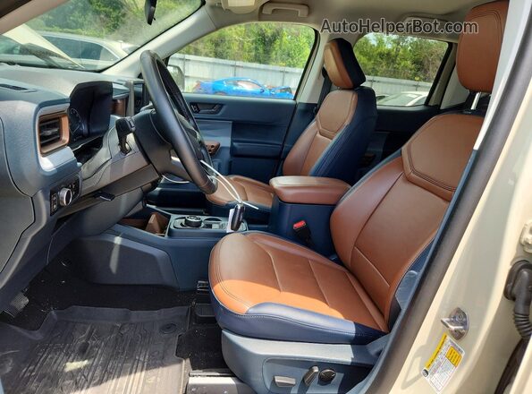 3FTTW8M38RRB03131 2024 FORD MAVERICK Beige წინა სალონის ხედი