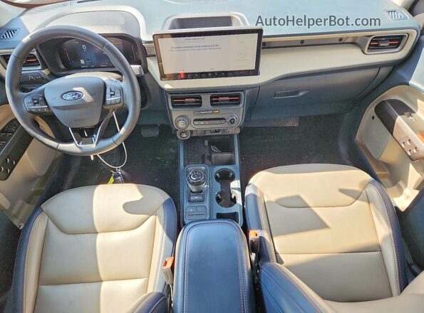3FTTW8S30SRA67623 2025 FORD MAVERICK White Вид панелі приладів