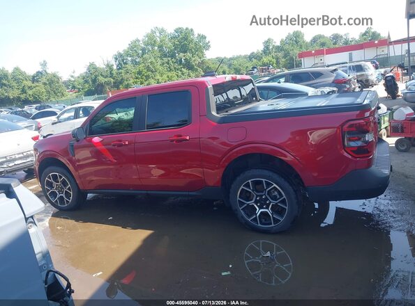 3FTTW8S31SRA40513 2025 FORD MAVERICK Red სალონის 360-გრადუსიანი ხედი