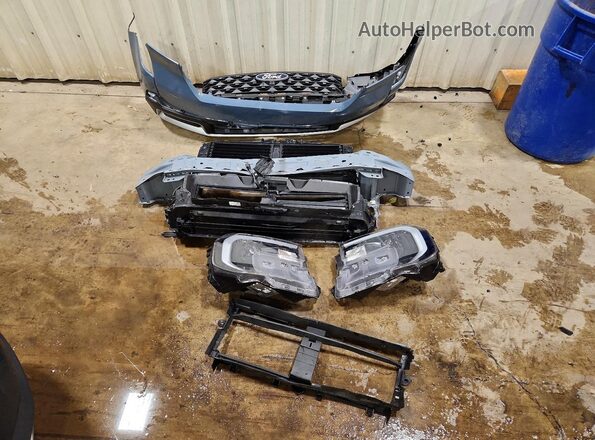 3FTTW8S32SRB29376 2025 FORD MAVERICK Blue Widok komory silnika