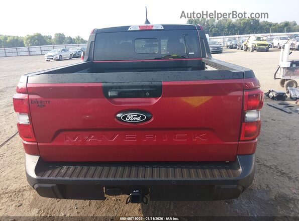 3FTTW8S34SRB28505 2025 FORD MAVERICK Red 